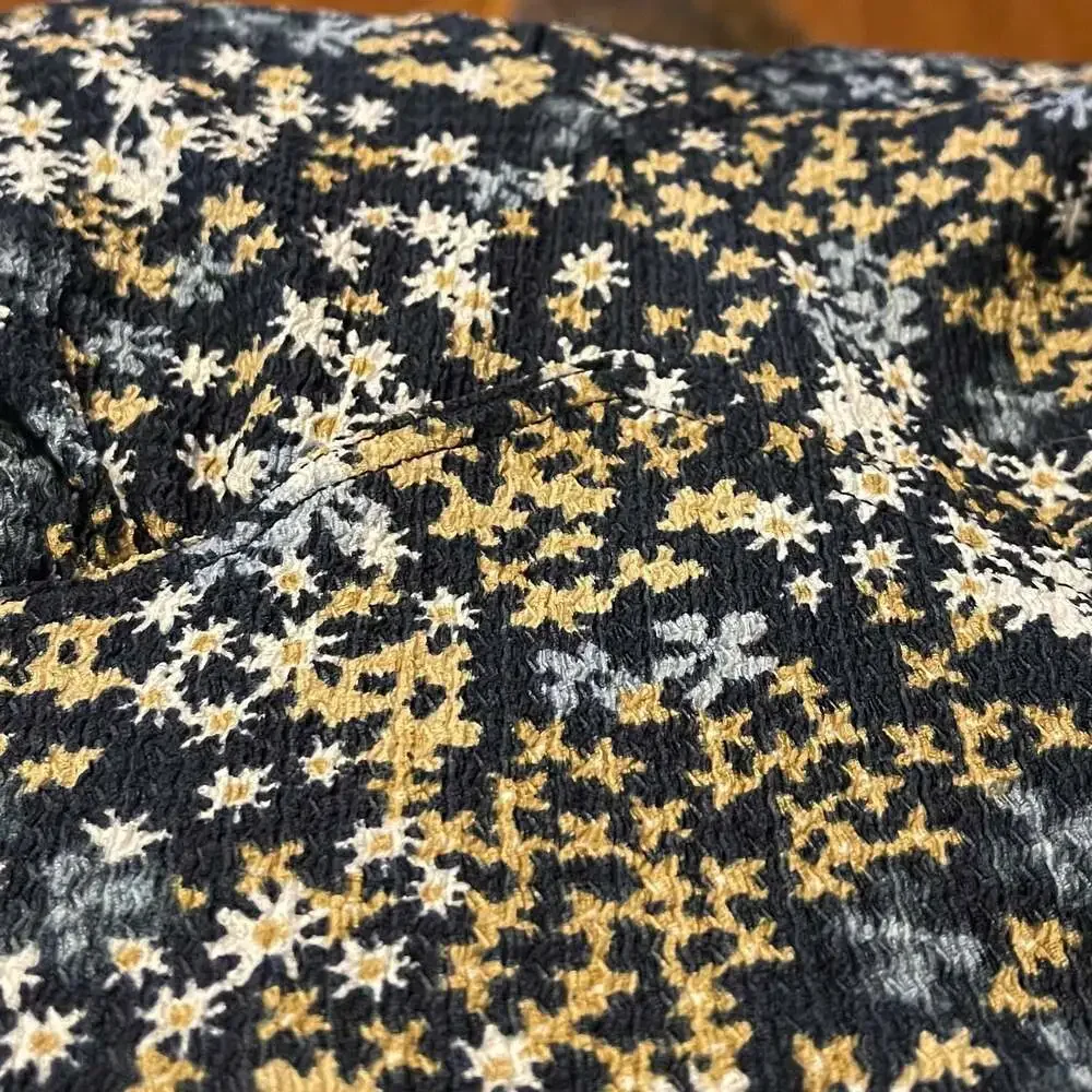 MICHAEL Michael Kors Sz.XL, Floral Print Textured‎ Knit V neck Shift Dress EUC